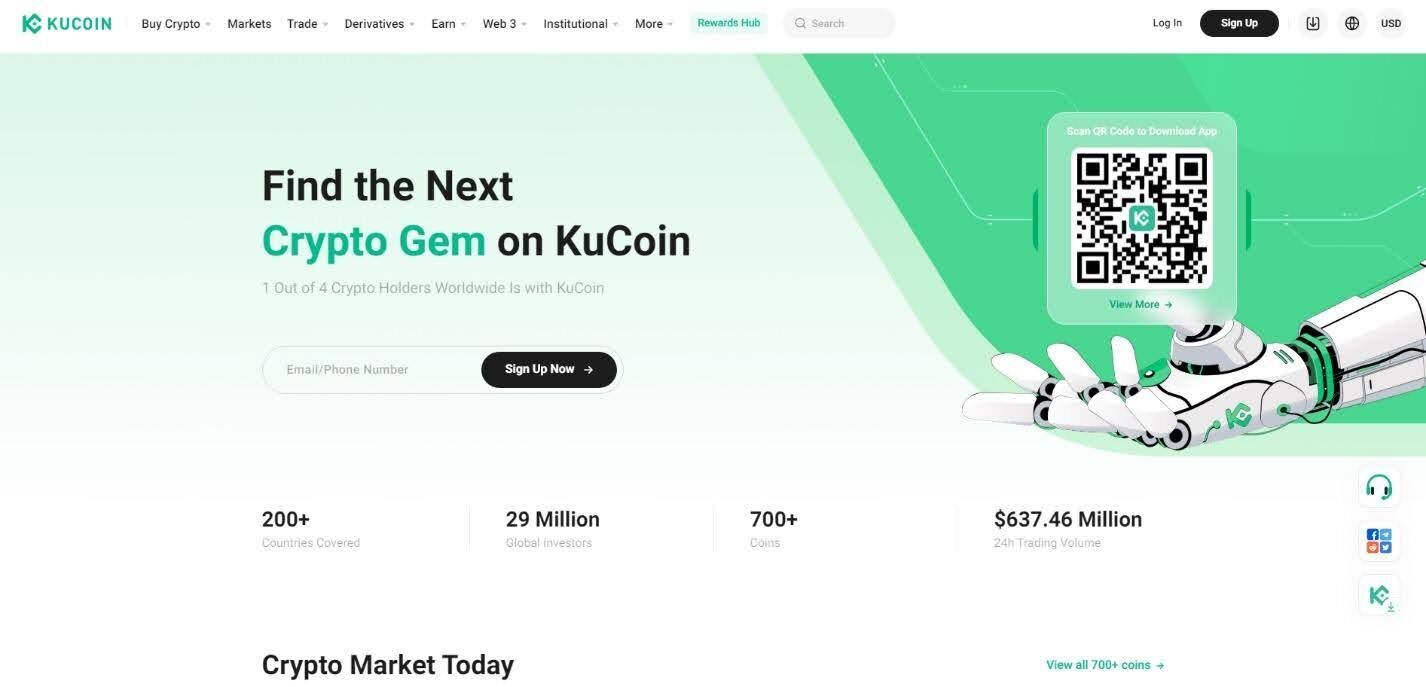 Kucoin сайт