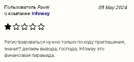 Infoway Marketing отзывы