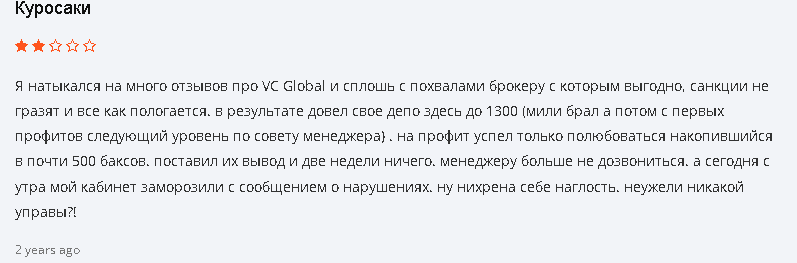 VC-Global отзыв